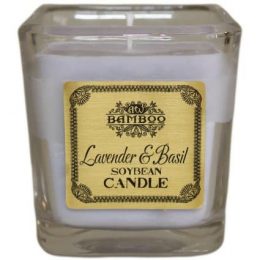 Lavender and Basil Soybean Candle