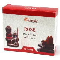 Rose Backflow Incense Cones