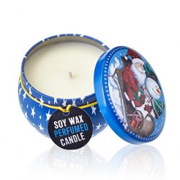 Spiced Orange Art Tin Candle